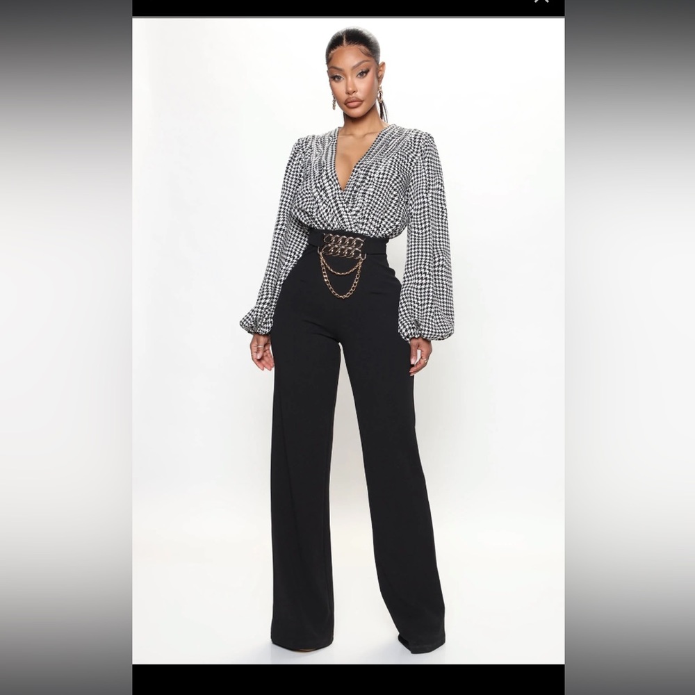 Houndstooth Jumpsuit